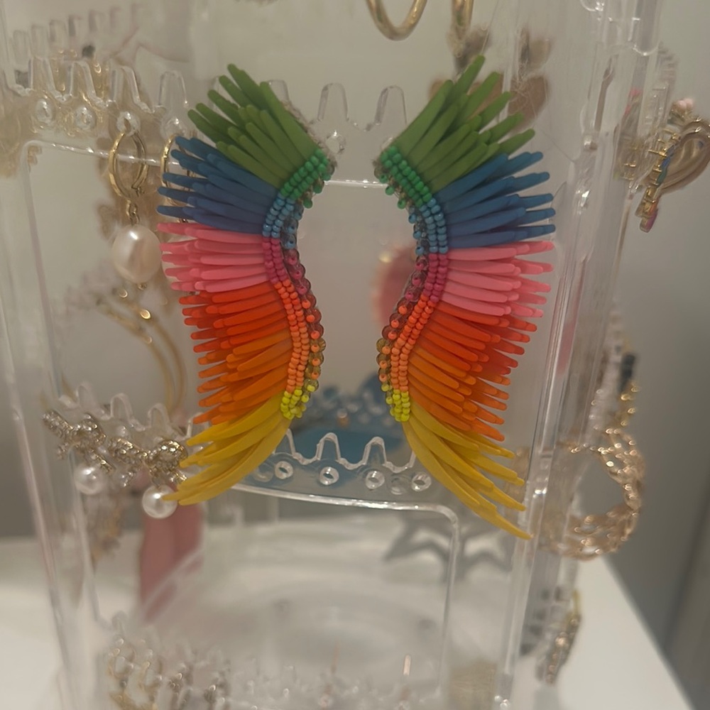 mignonne gavigan earrings rainbow